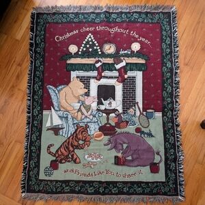 Pooh Tapestry Blanket
